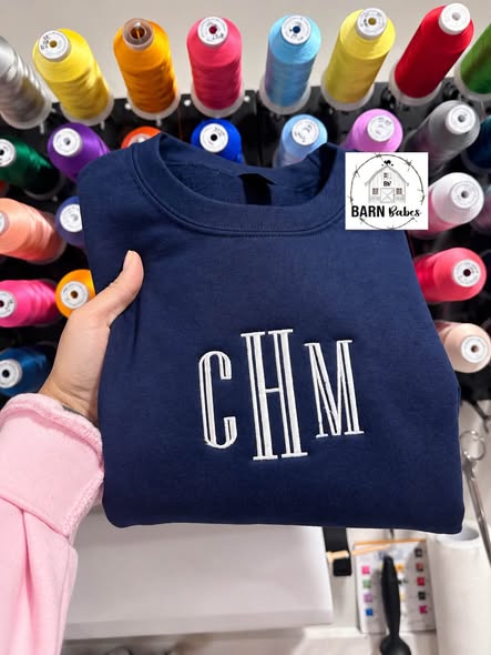 MONOGRAMED CREWNECKS | PREORDER ETA OCTOBER EARLY NOV