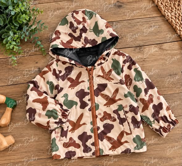 LITTEL CAMO RAIN / WIND JACKET | ETA OCTOBER / EARLY NOV