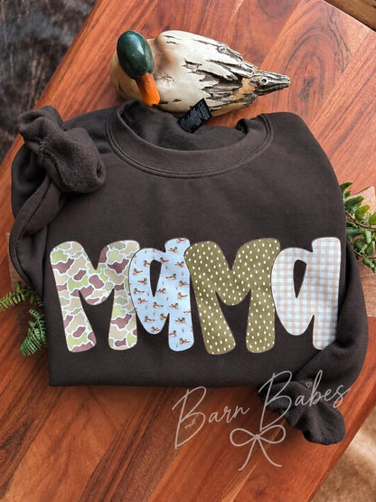 Custom NAME  Mallard / Deer Name Crewnecks | ESTIMATED ARRIVAL 3/4 WEEKS