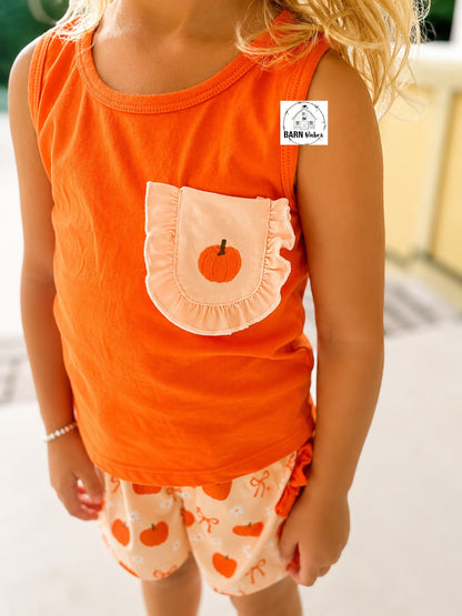 Pumpkin Bow Back Set