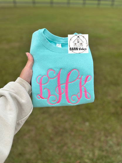 MONOGRAM CREWNECKS | PREORDER