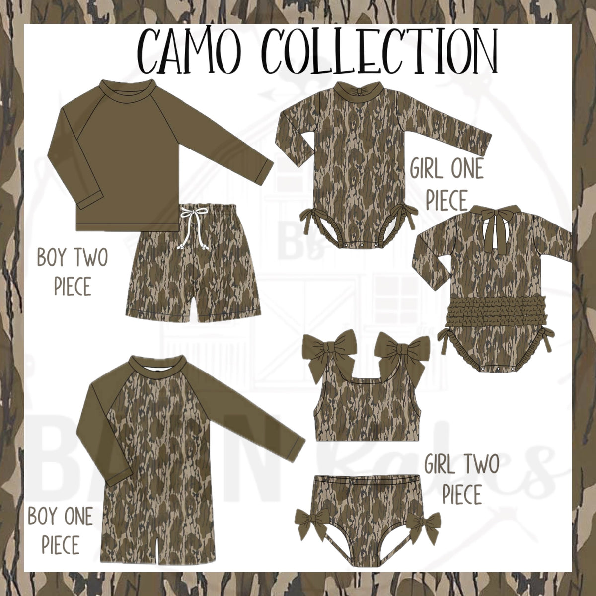 SWIM CAMO BOY ONE PIECE