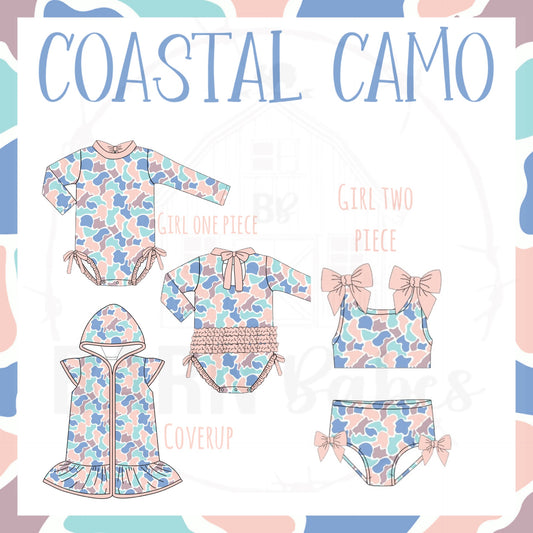 COASTAL CAMO | ONE PIECE SWIM