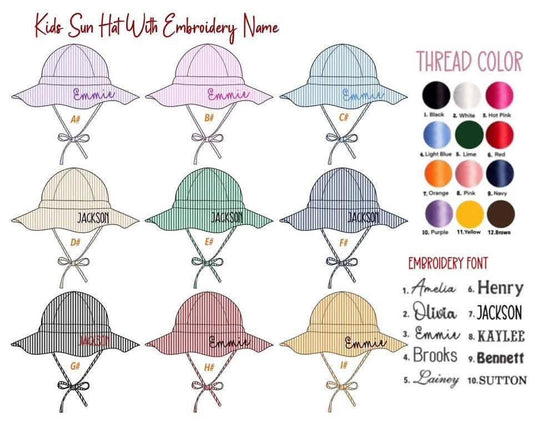 KNIT SUN HAT | NO EMBROIDERY