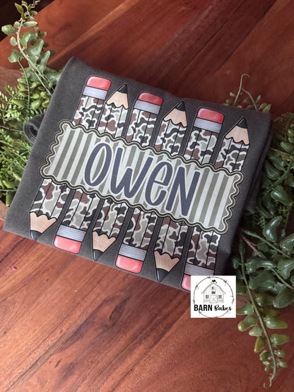 CAMO NAME PLATE