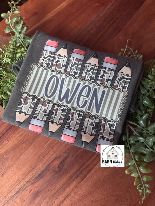CAMO NAME PLATE